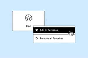 Kajinga Builder Workflow Widget Favoriten